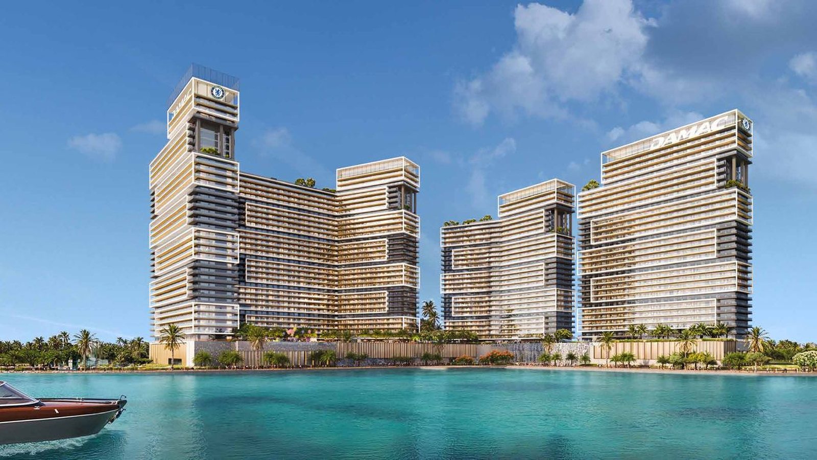Chelsea Residences by DAMAC in Dubai Maritime City, Dubai — official developer render
