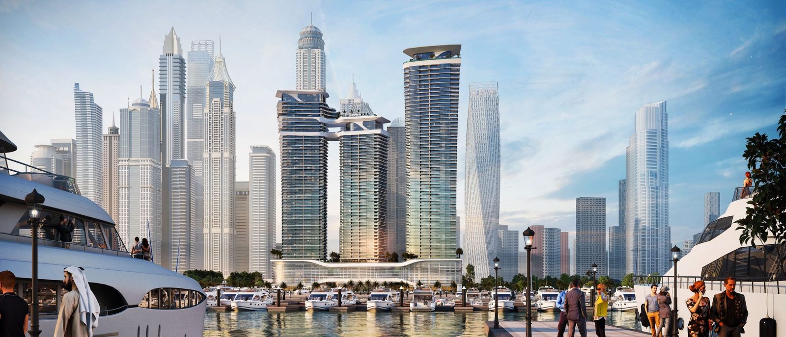 Sobha SeaHaven by Sobha Realty at Dubai Harbour — official developer render