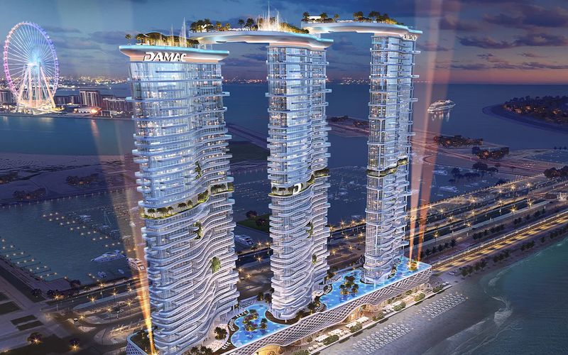 Damac Bay by Cavalli in Dubai Harbour, Dubai — official developer render