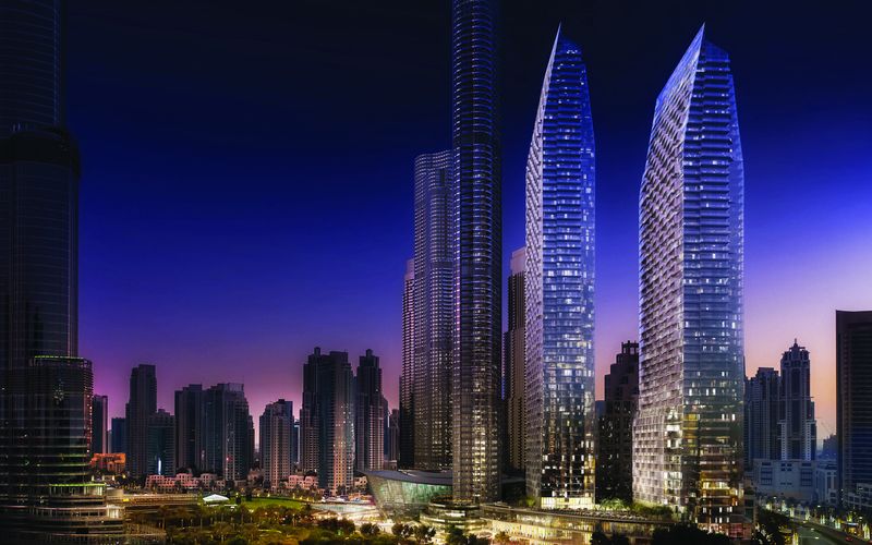 Emaar Address Residences in Downtown Dubai, Dubai — official developer render (Address Residences Dubai Opera)